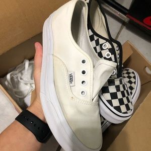 2 pair of vans